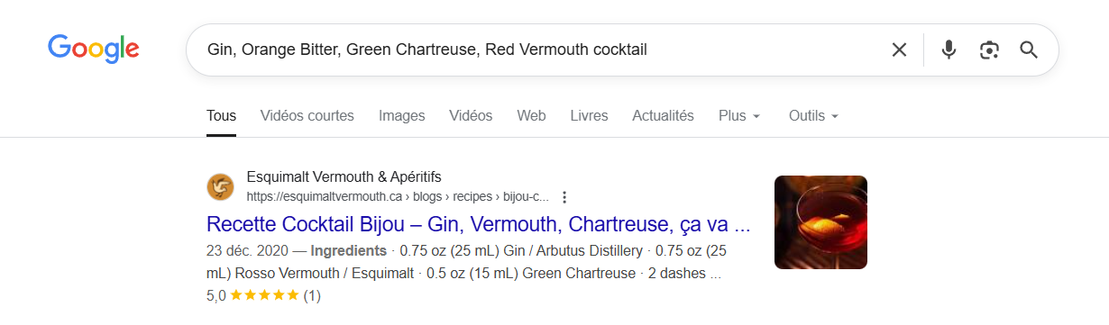 Résultat : un Bijou