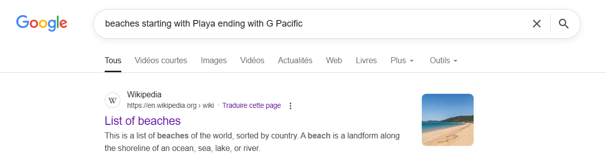 Résultats de recherche