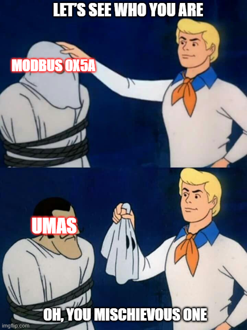 UMAS, the proprietary protocol encapsulated in Modbus function code 0x5A
