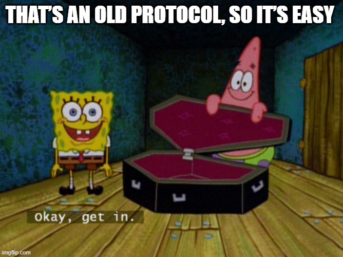 "It's old and simple, this'll be quick," he said