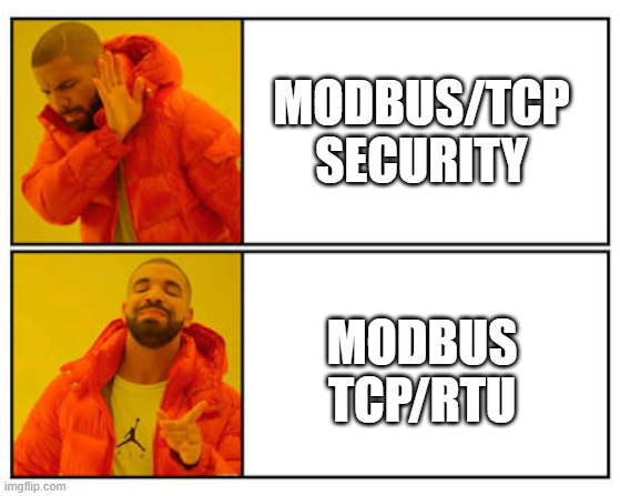 Secure Modbus? Meh. Naked Modbus? Perfect.