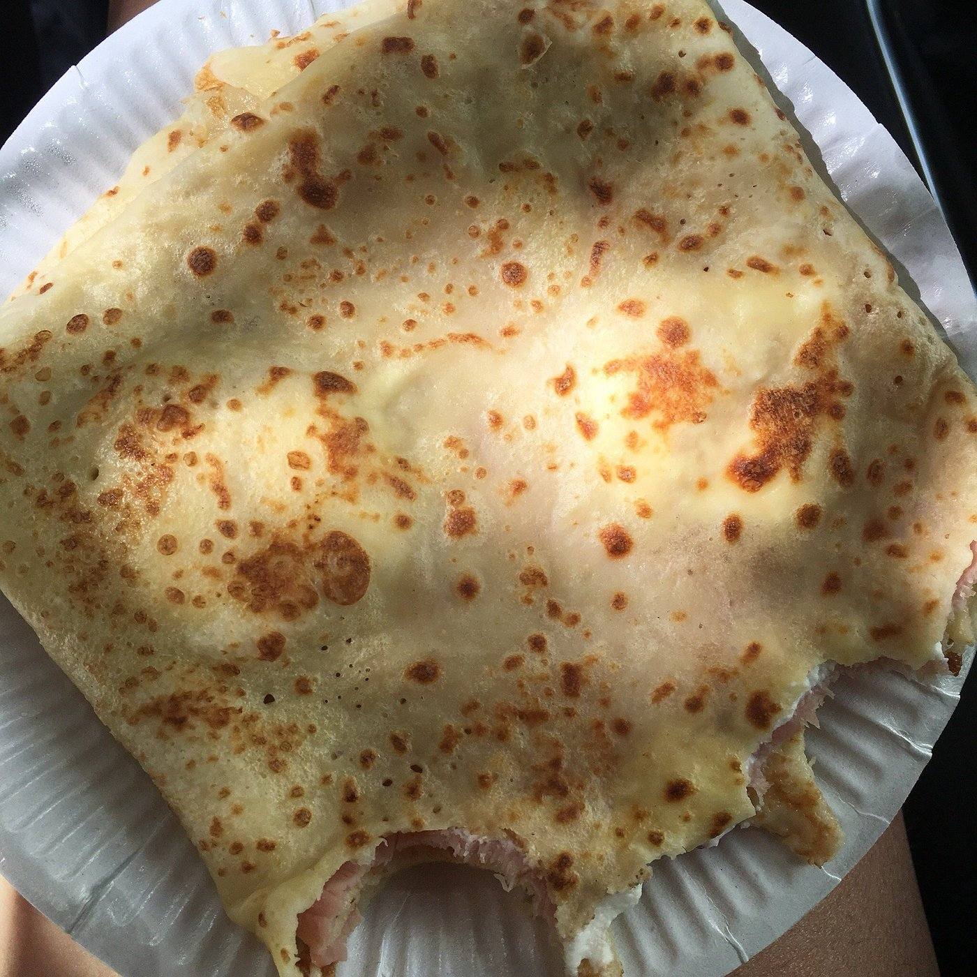 Crêpe salée au jambon