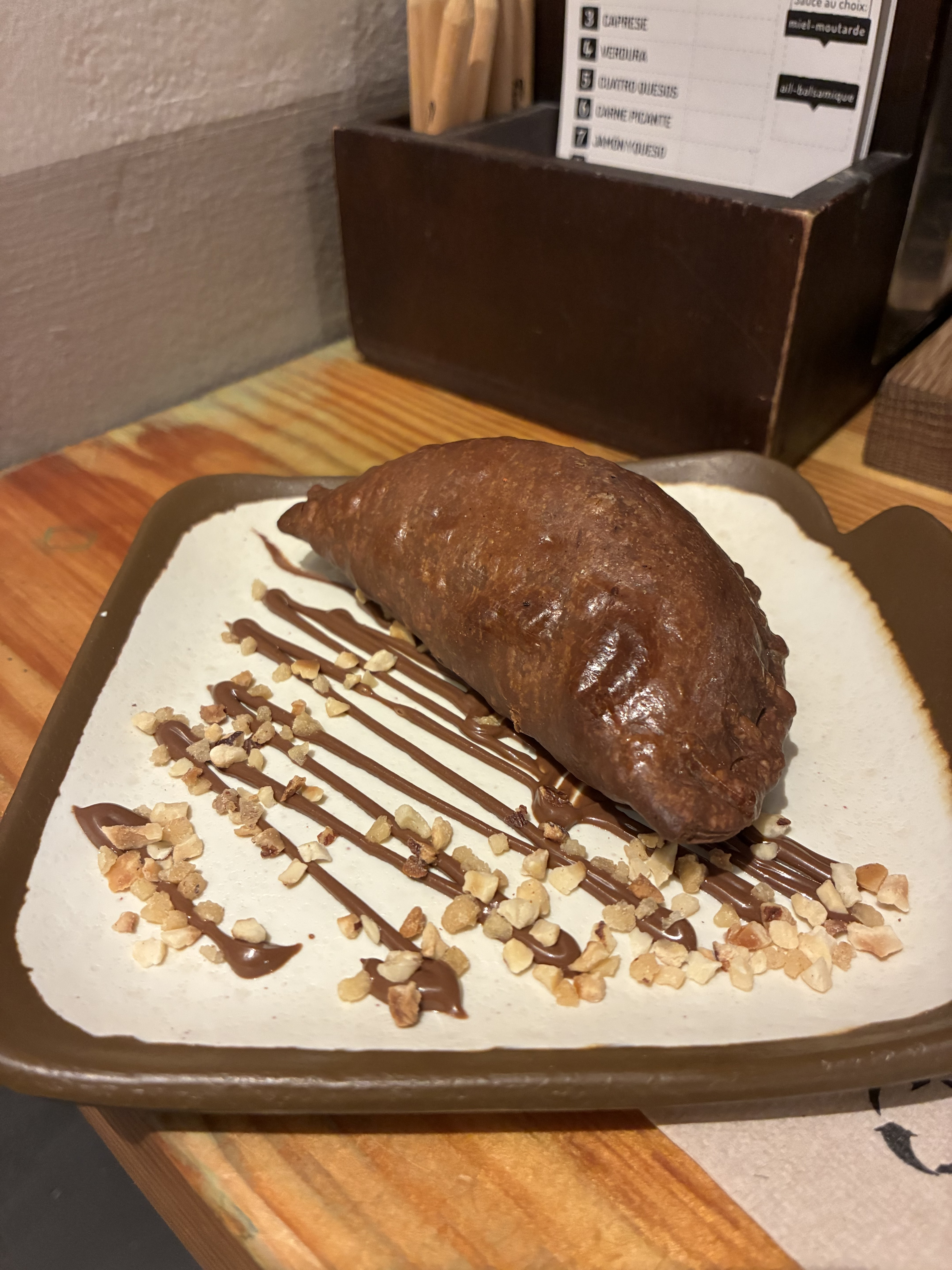 Dessert empanadas : chocolat noisette et à la banane