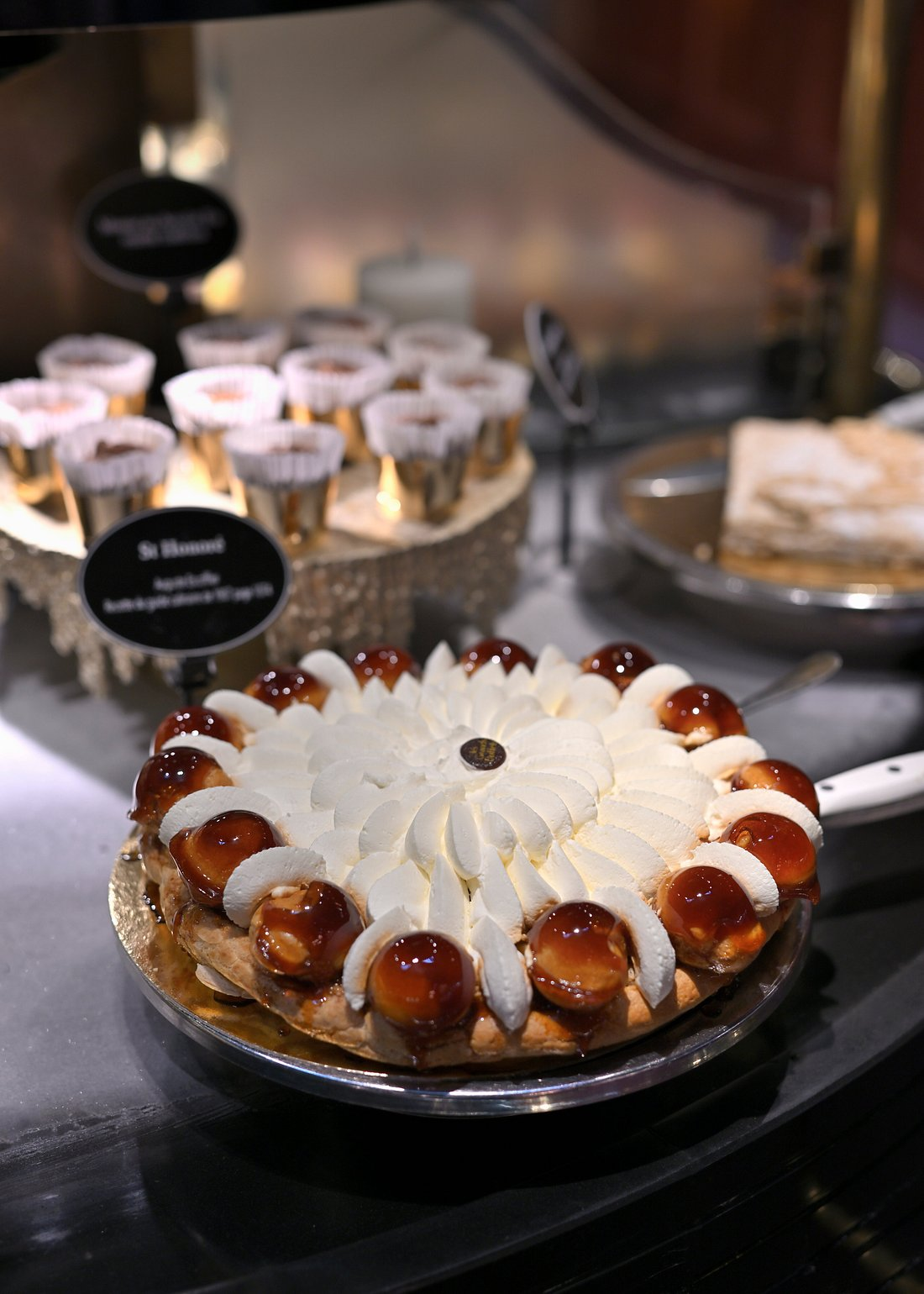 Sélection incroyable de desserts et glaces