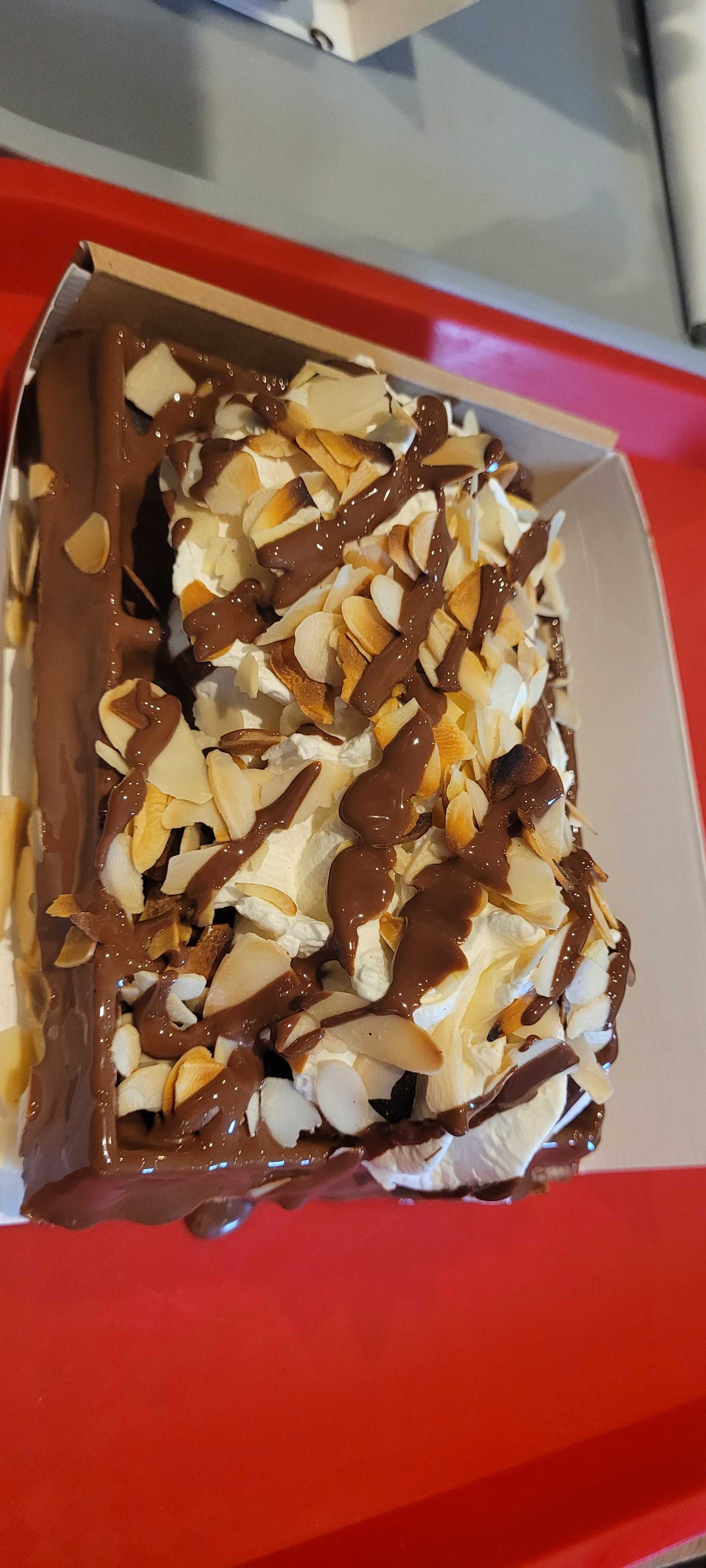 Gaufre chocolat amande chantilly nutella